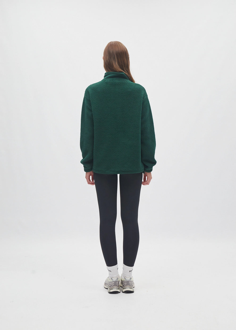 Adya Fleece Half Zip Deep Ivy