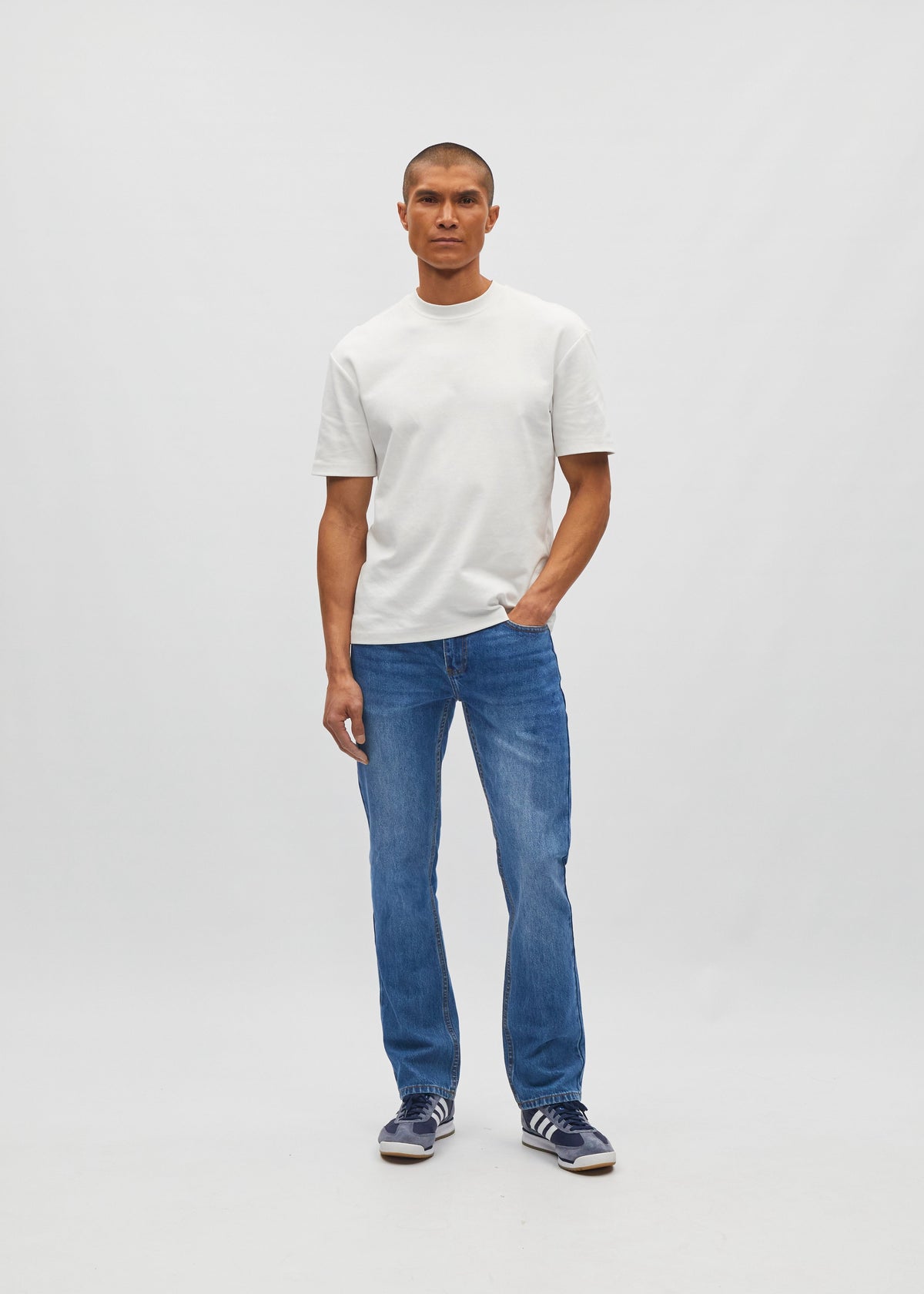 Nikolai Classic Bootcut Blue Weft