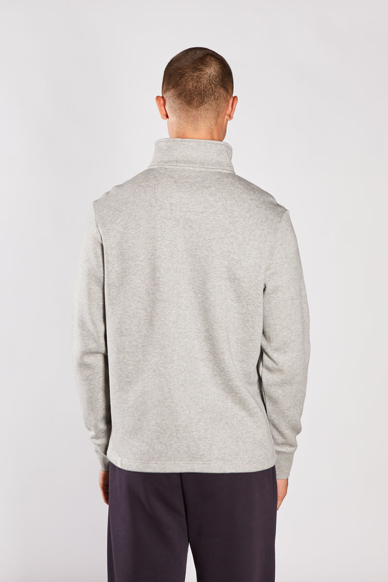Allen Half Zip Dragon Grey Marl