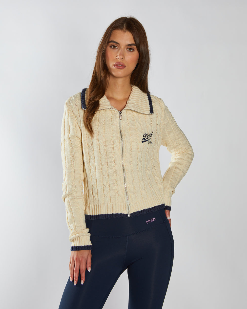 Althea Knit Ivory Petal