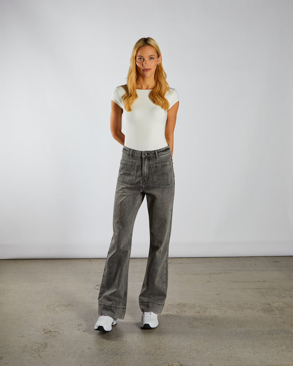 Paris Wide Leg Grey