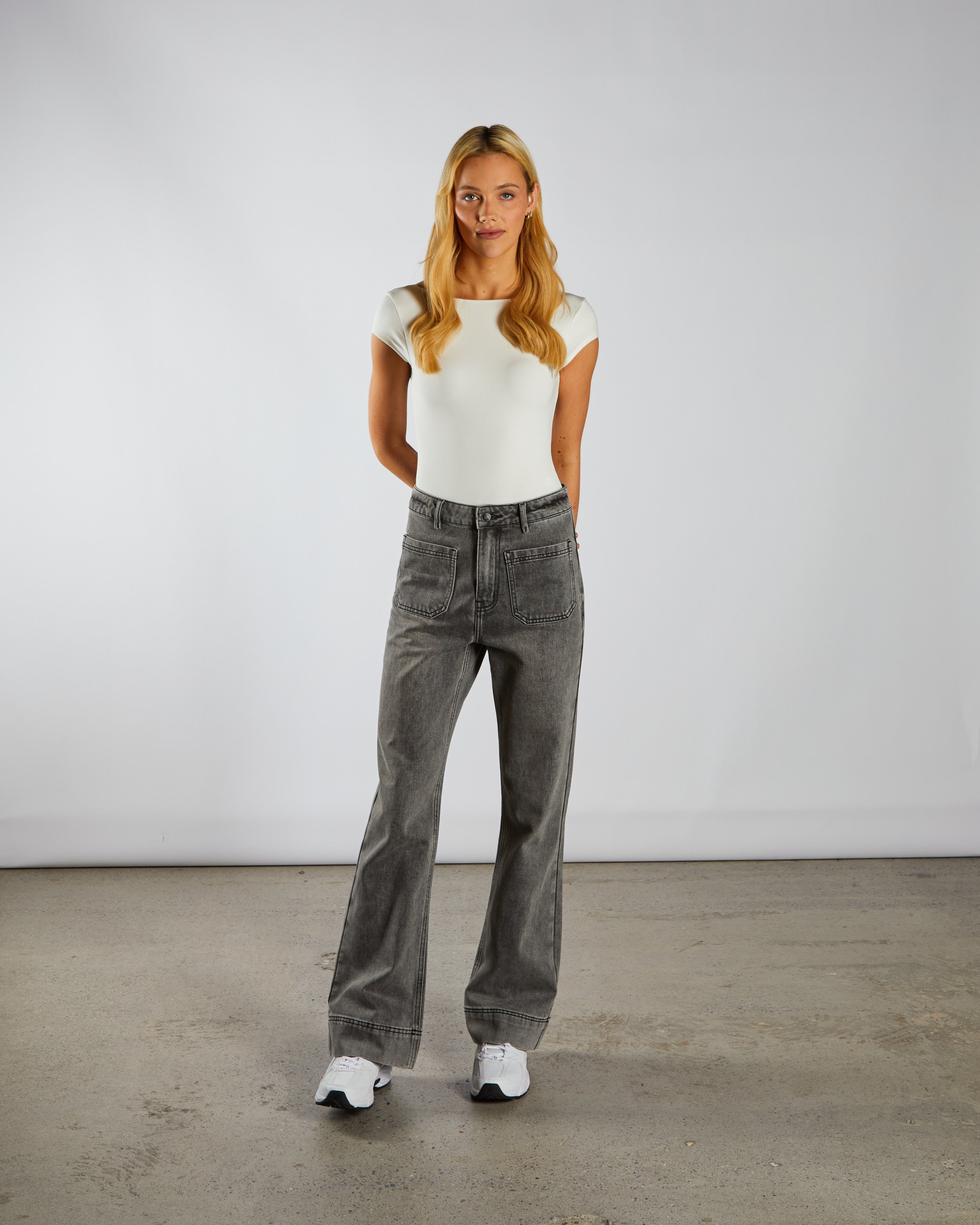 Paris Wide Leg Grey