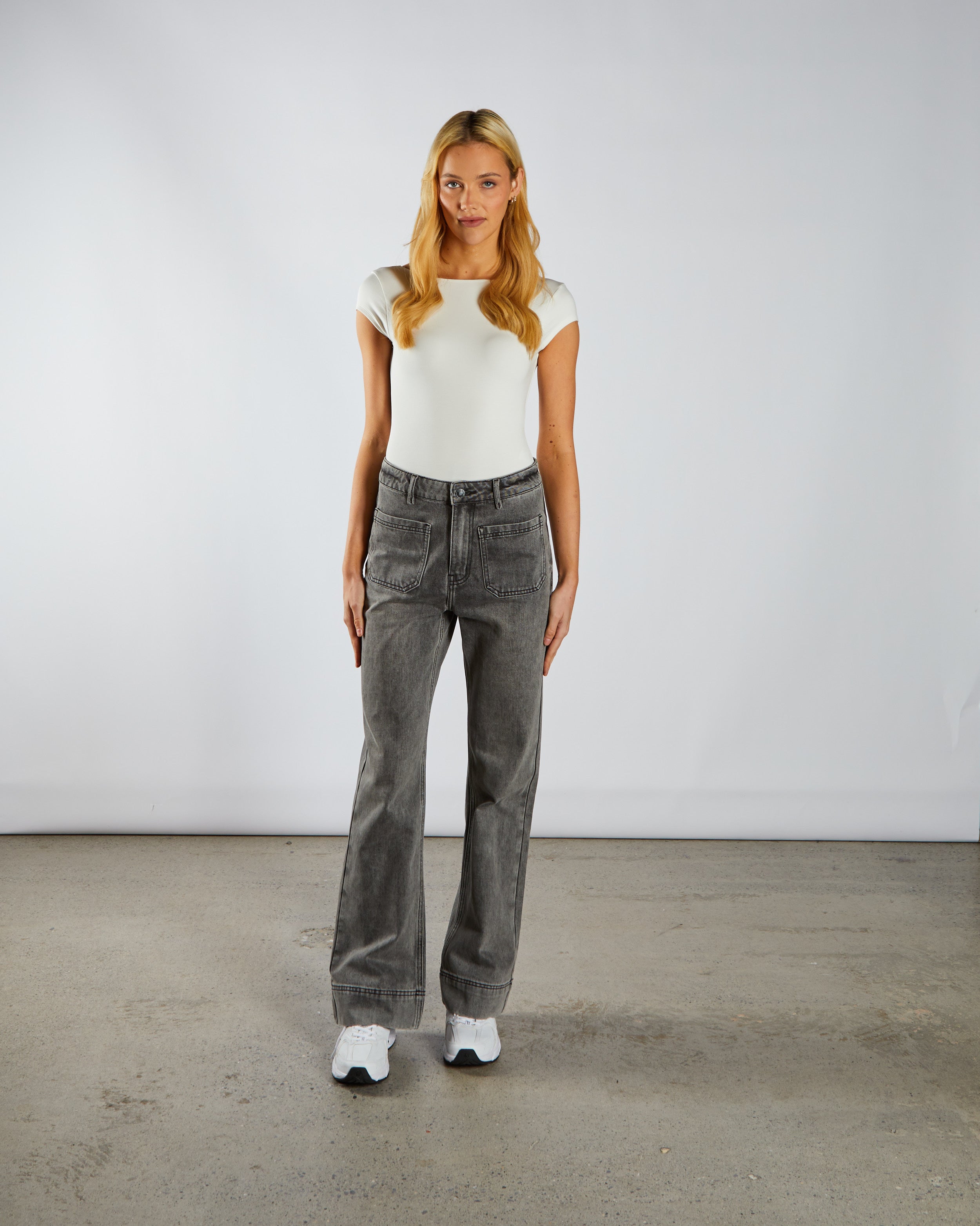 Paris Wide Leg Grey