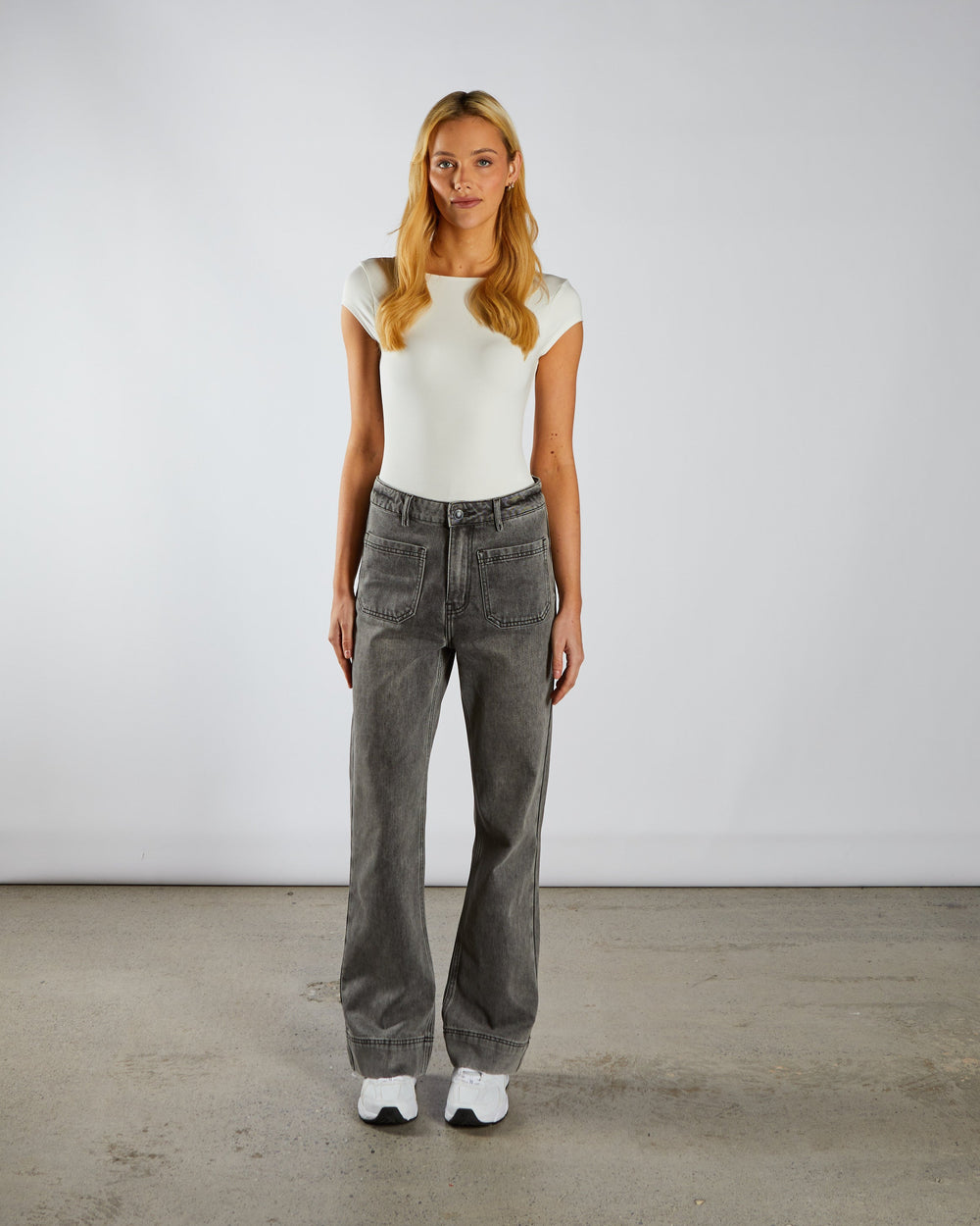 Paris Wide Leg Grey