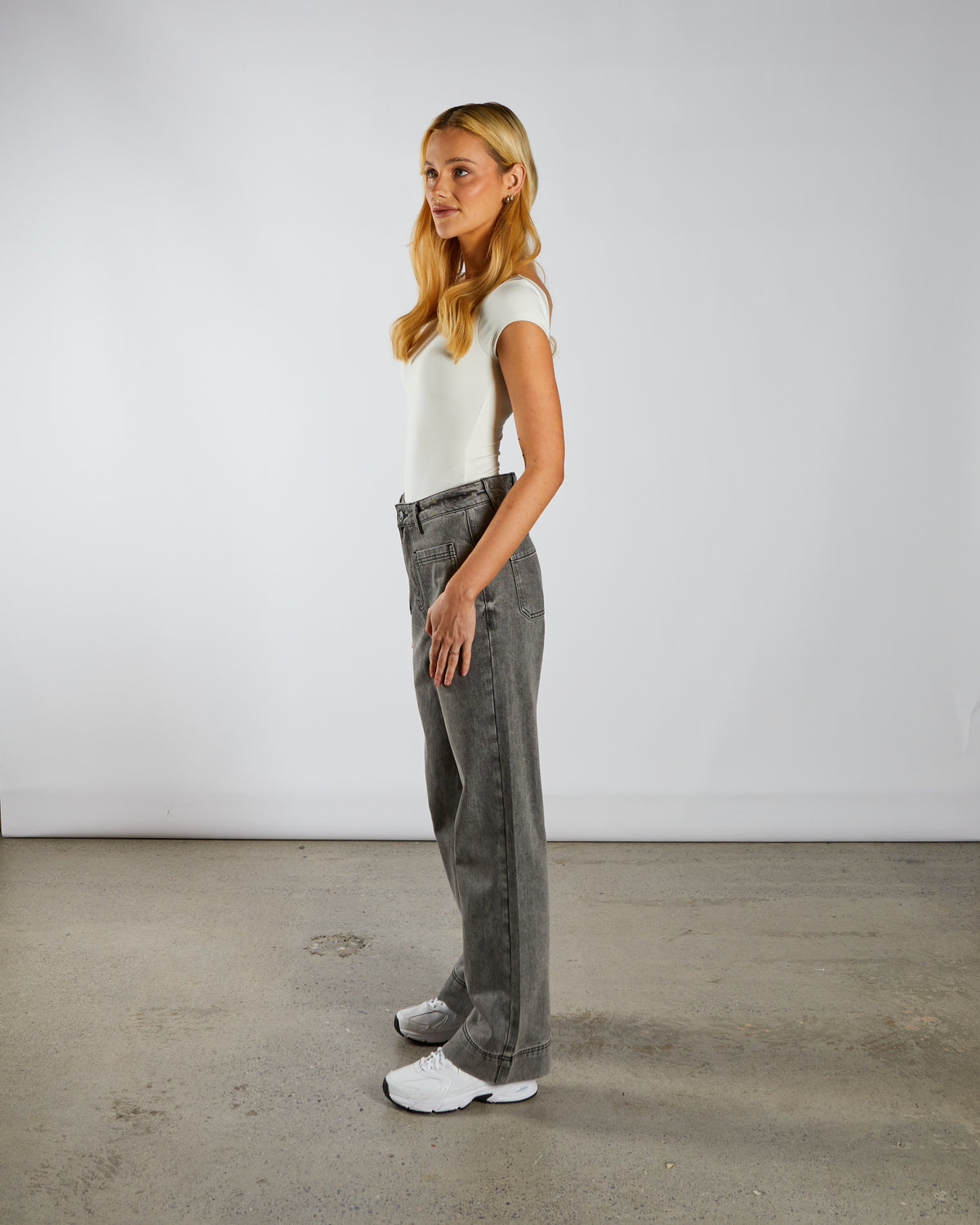 Paris Wide Leg Grey