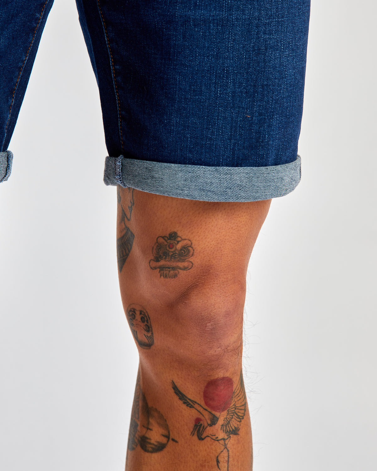 Ace Denim Short Dark Blue