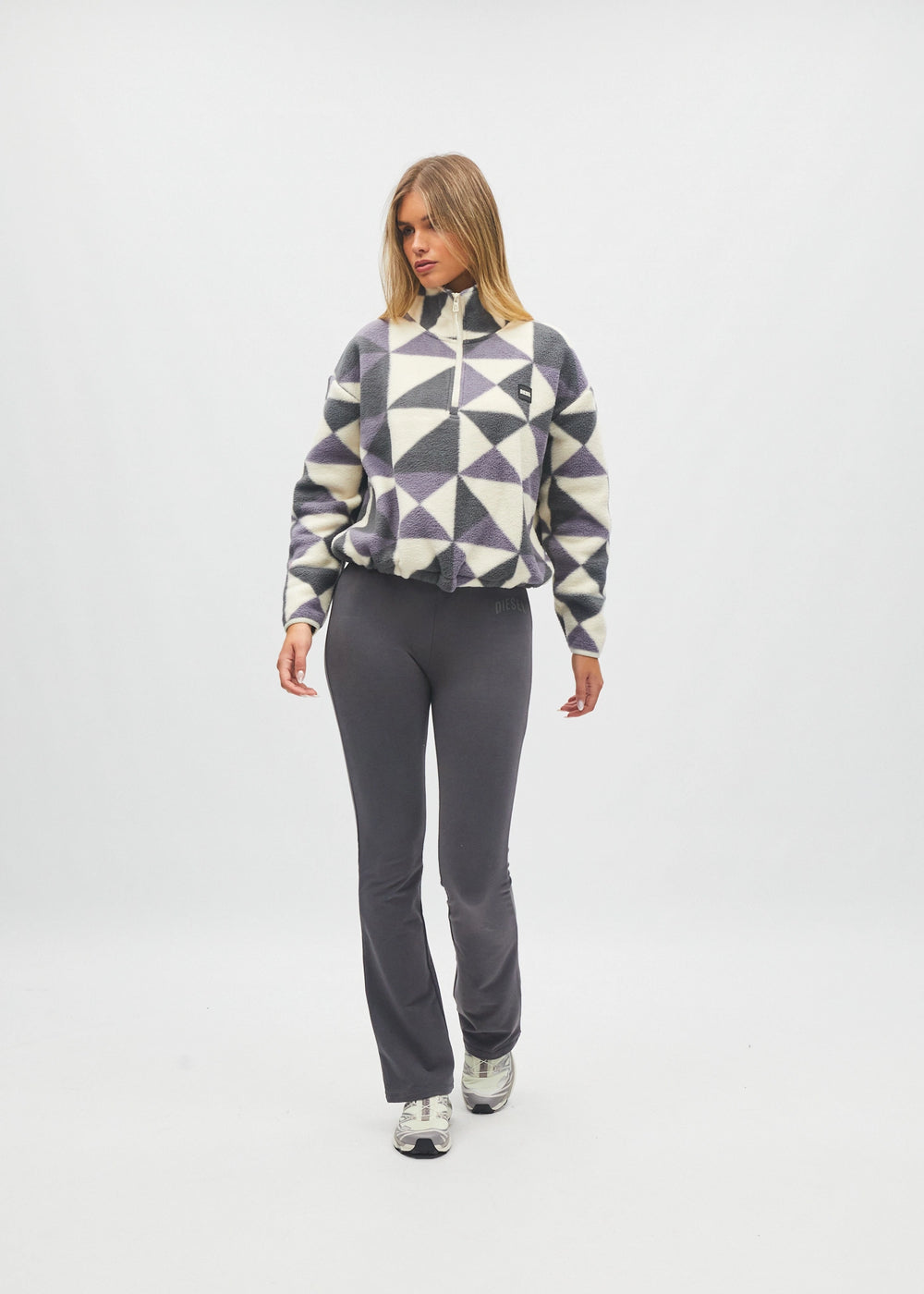 Connie Flare Pant Deep Charcoal