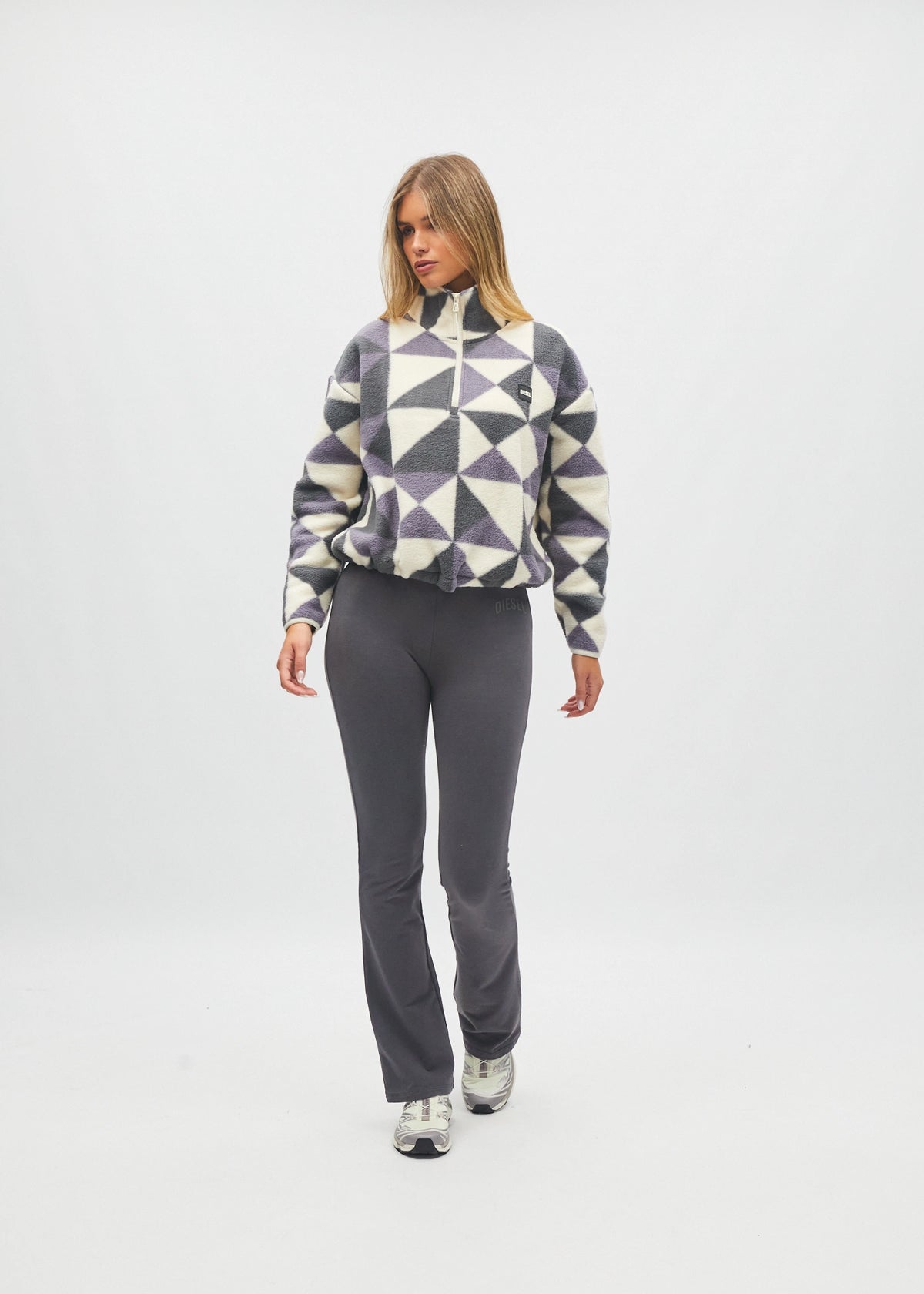 Connie Flare Pant Deep Charcoal