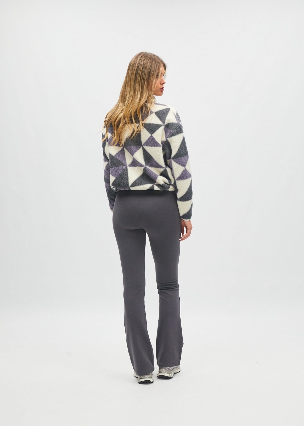 Connie Flare Pant Deep Charcoal