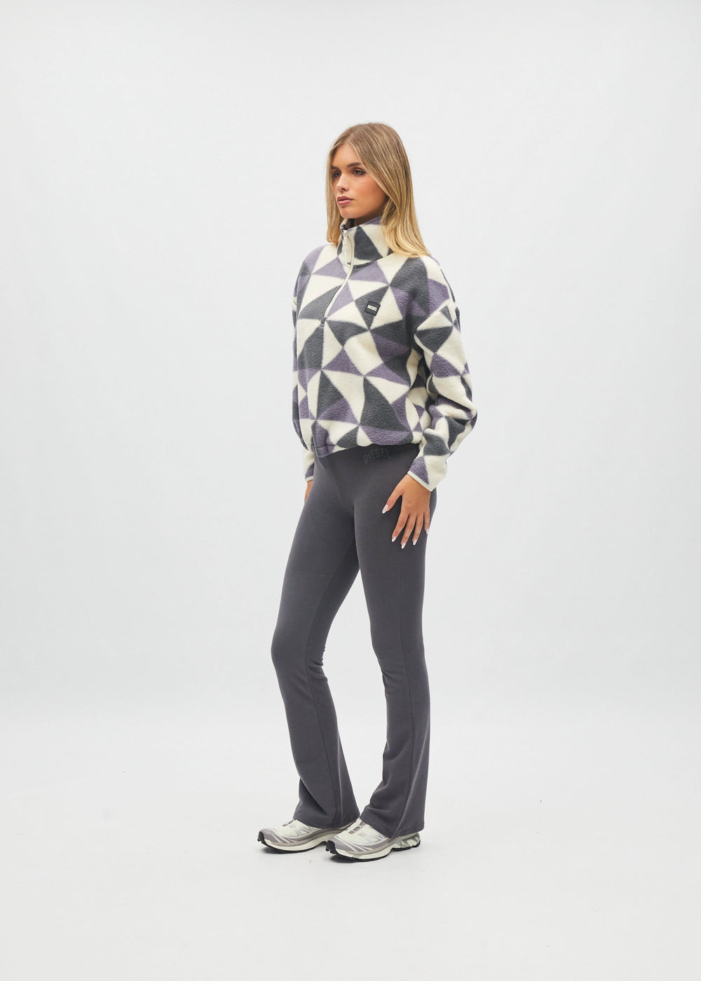 Connie Flare Pant Deep Charcoal