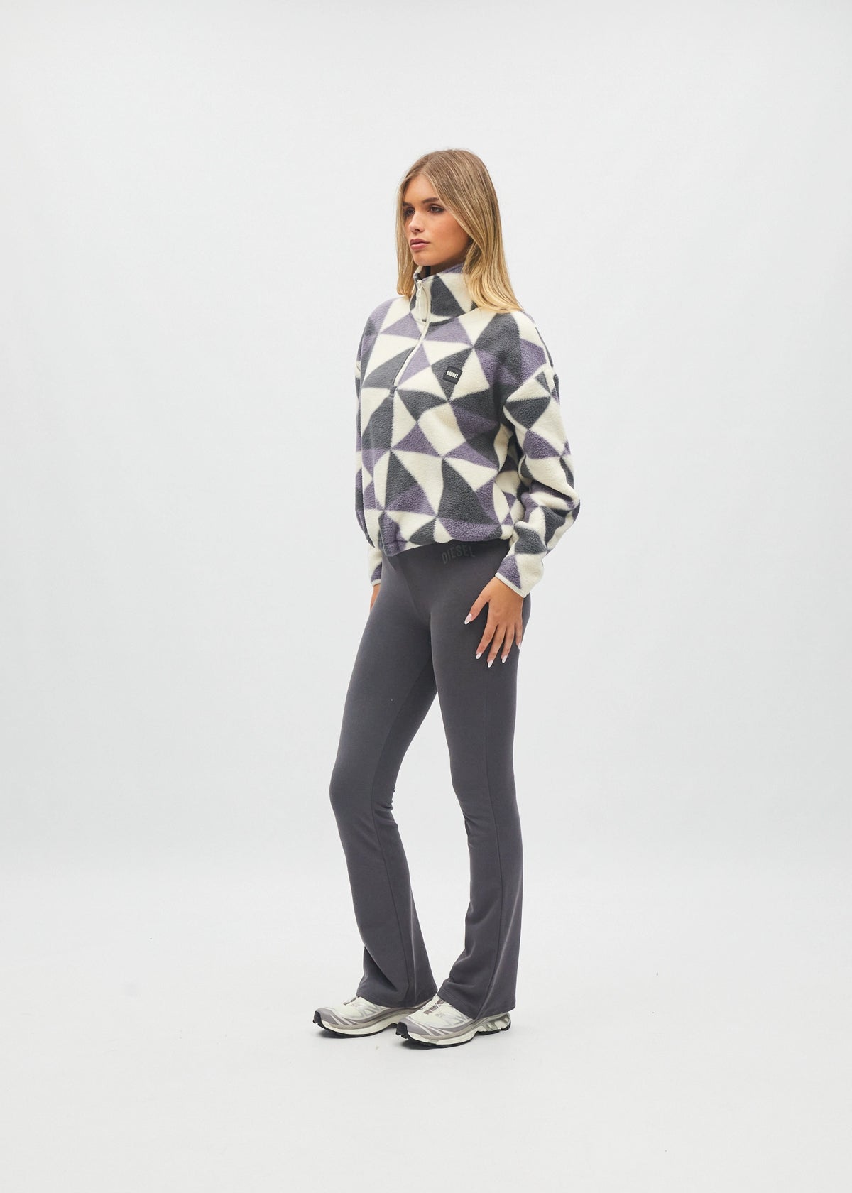 Connie Flare Pant Deep Charcoal