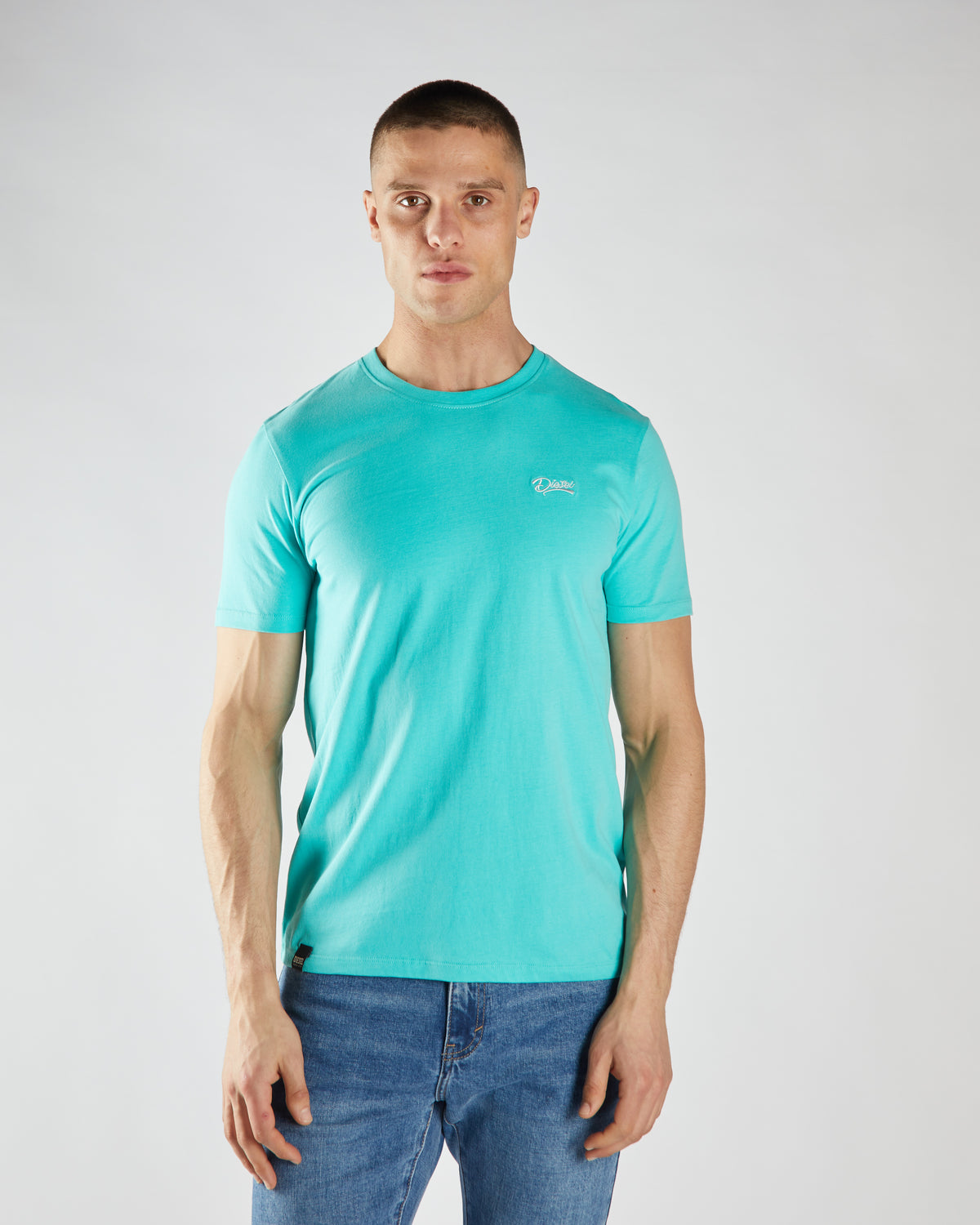 Basic Caden O Neck Tee Sea Glass