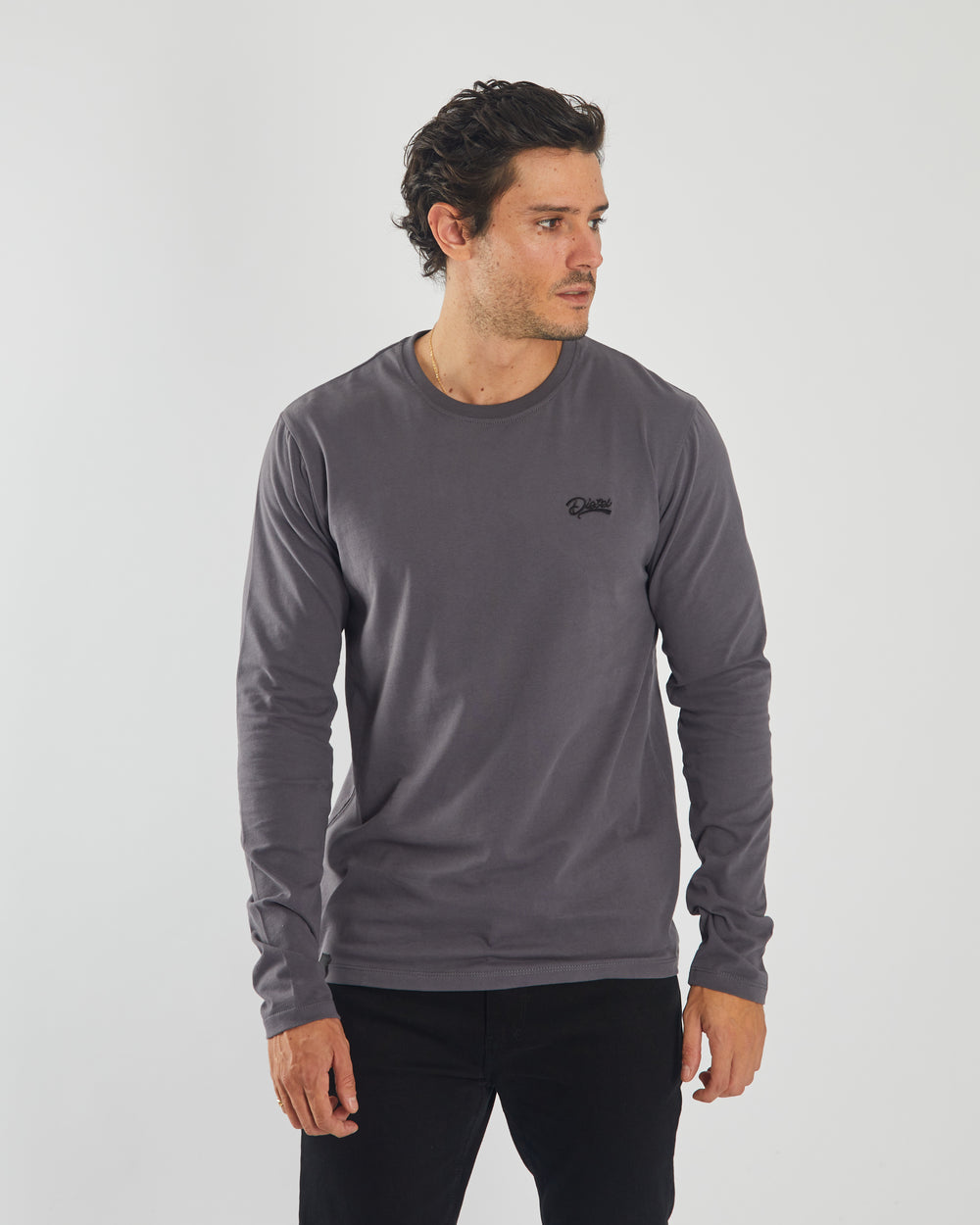 Basic Nilo  L/S Tee Scorpian Grey