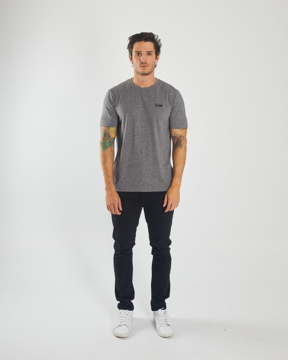 Basic Sky O Neck Scorpian Grey