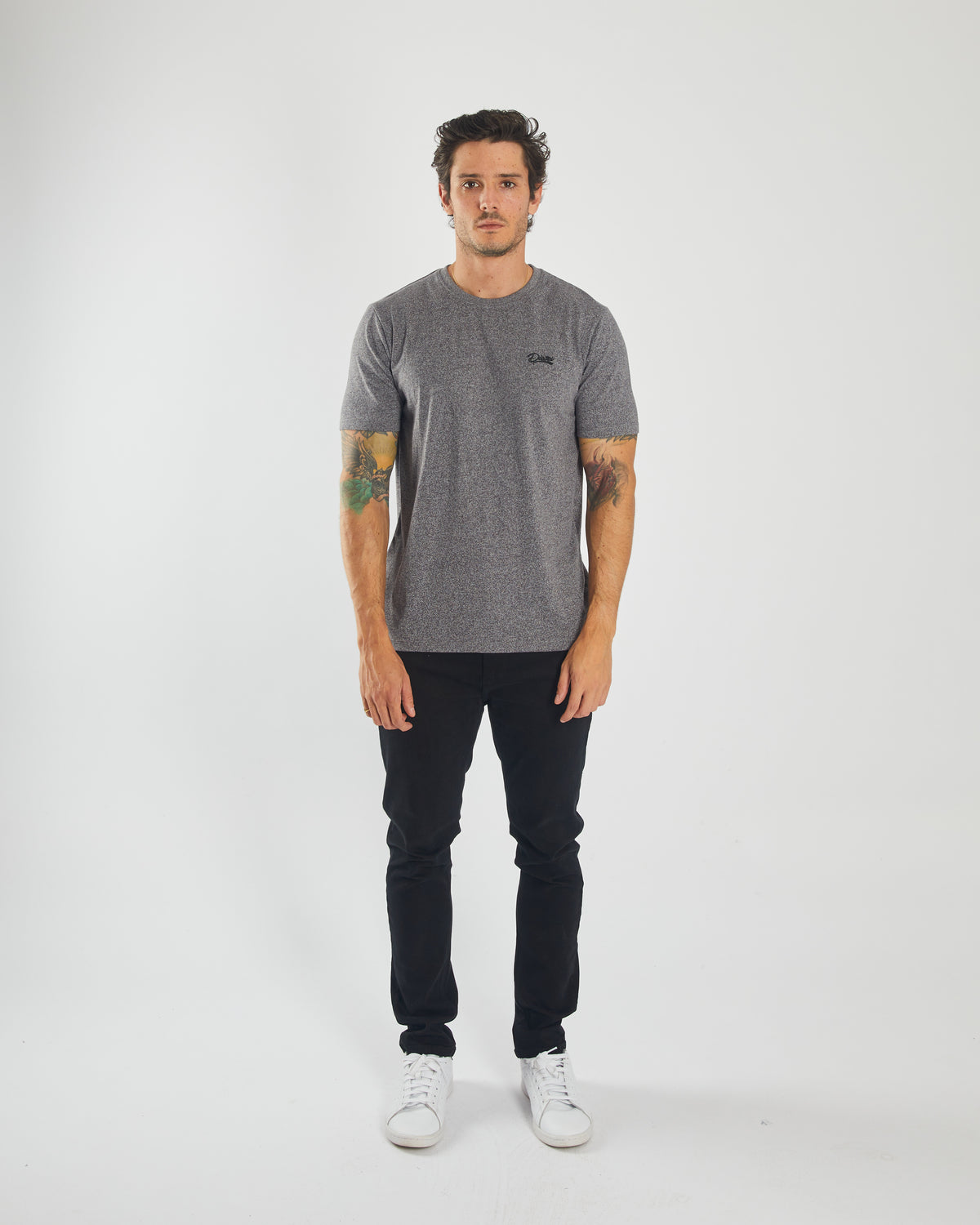Basic Sky O Neck Scorpian Grey