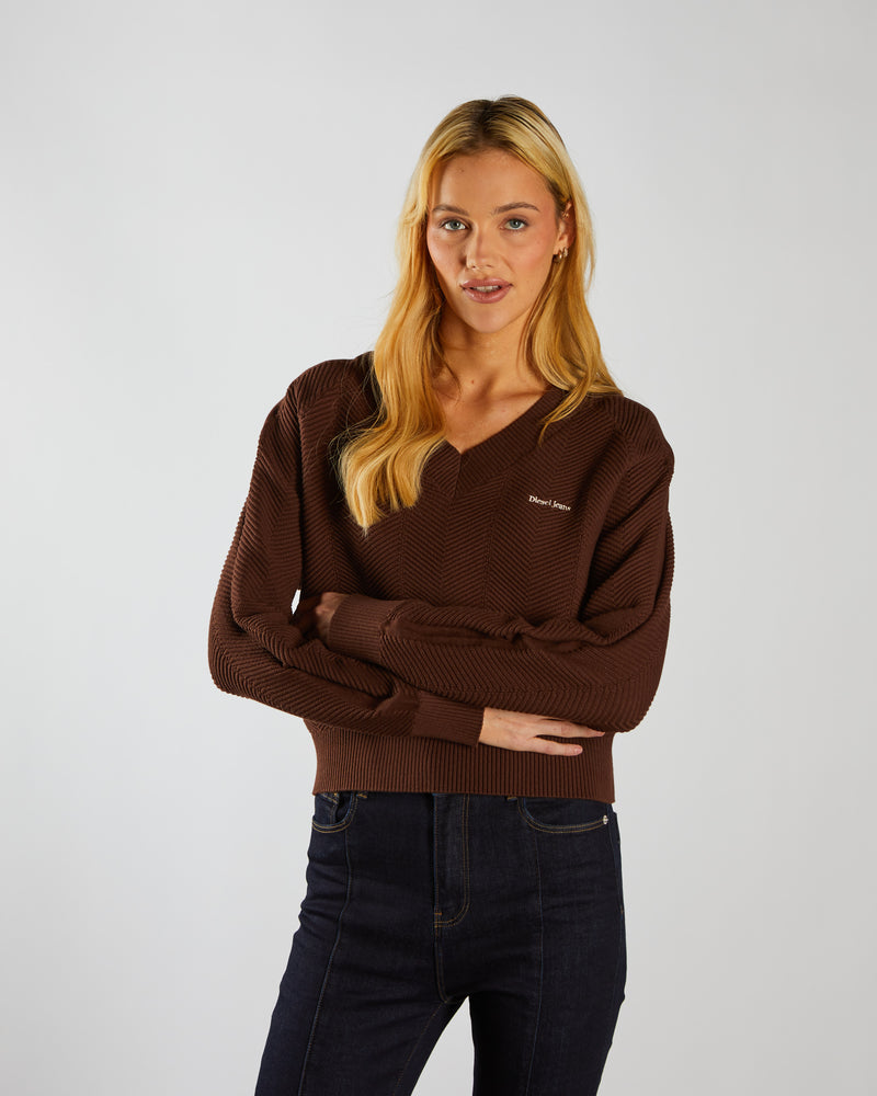 Belinda Knit Deep Espresso