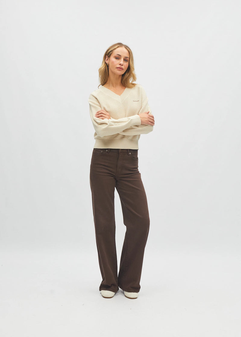 Belinda Knit Ivory Cream
