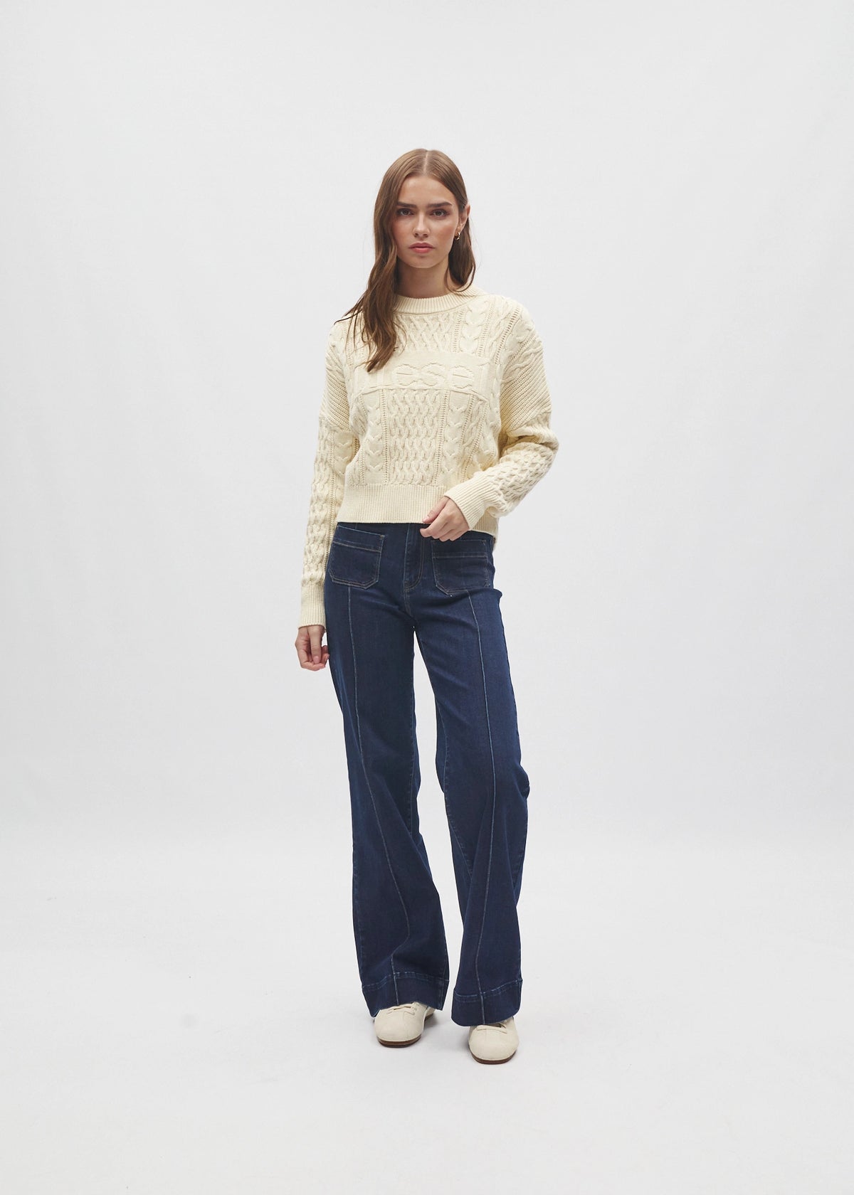 Bell Knit Ivory Cream