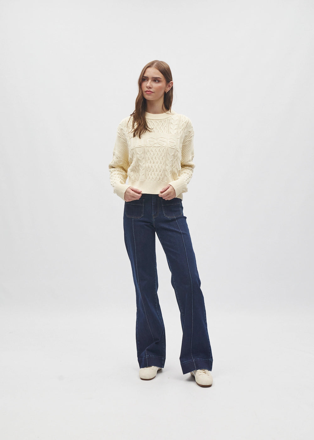 Bell Knit Ivory Cream