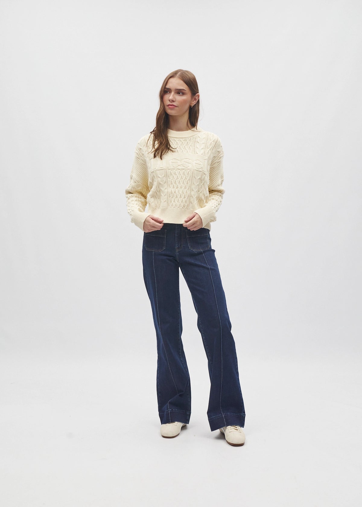 Bell Knit Ivory Cream