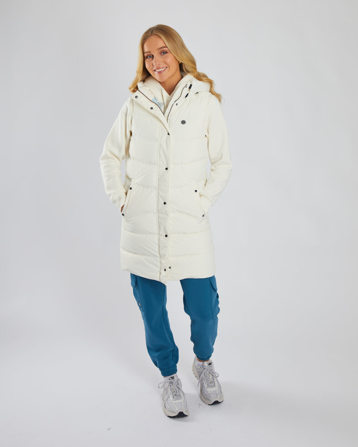 Bena Gilet Powder White