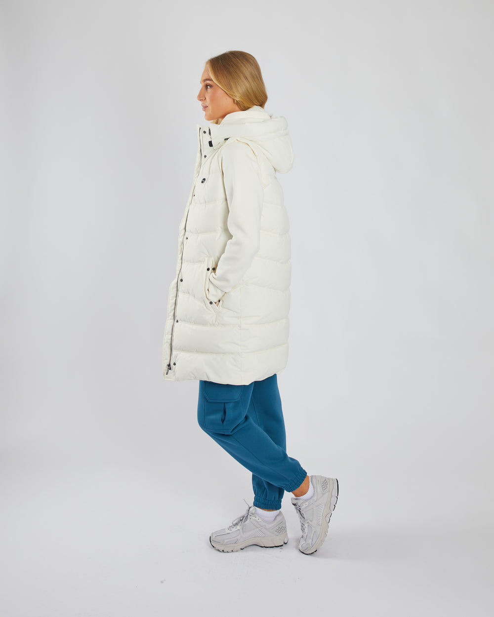 Bena Gilet Powder White
