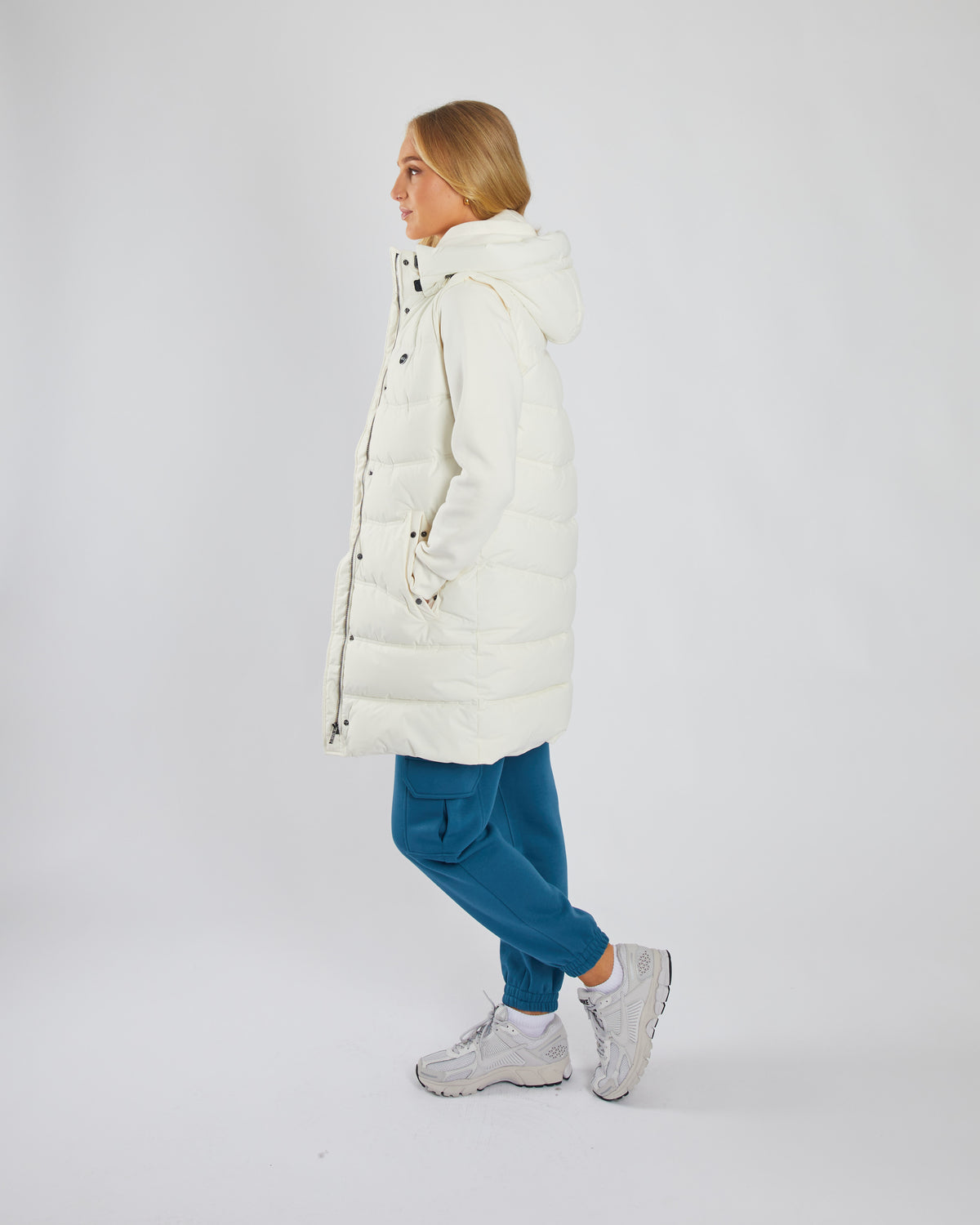 Bena Gilet Powder White