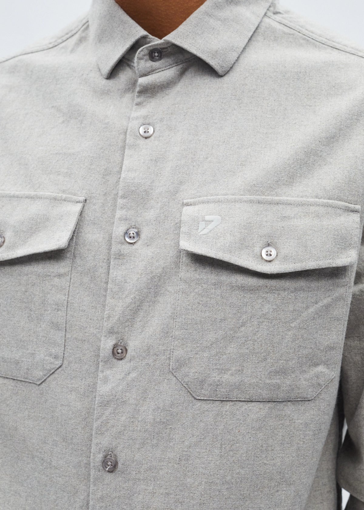 Bergen Overshirt Smoke Grey