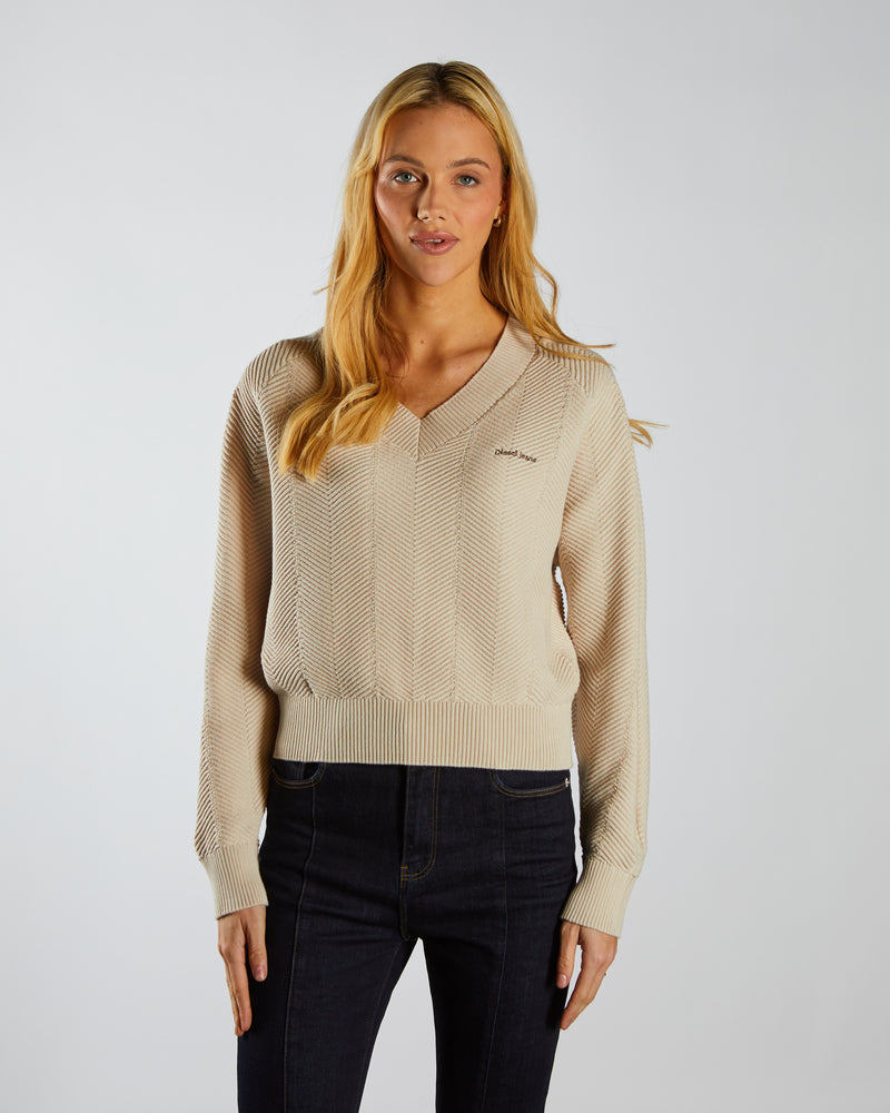 Belinda Knit Ivory Cream