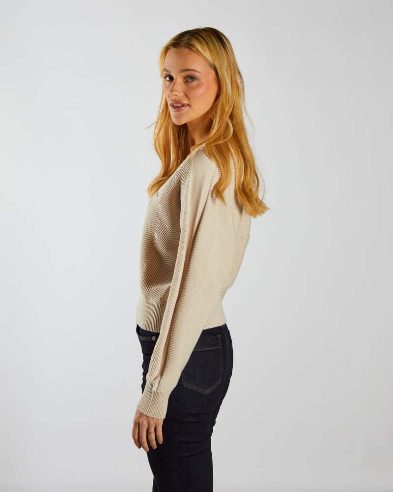 Belinda Knit Ivory Cream
