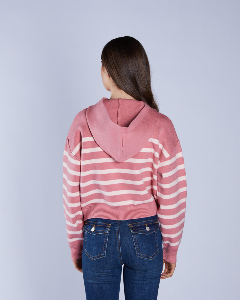 Bibi Knit Blused Rouje
