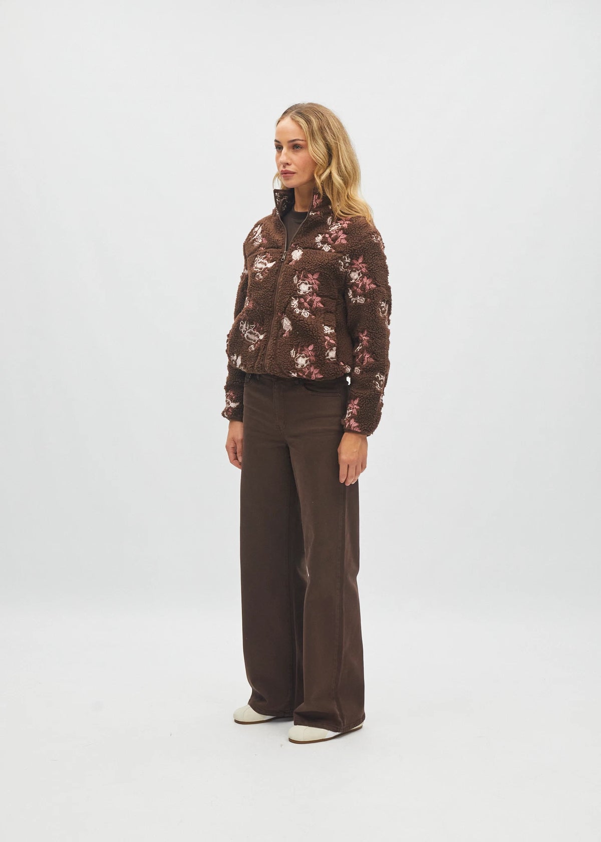 Bjork Borg Fleece Jacket Deep Espresso