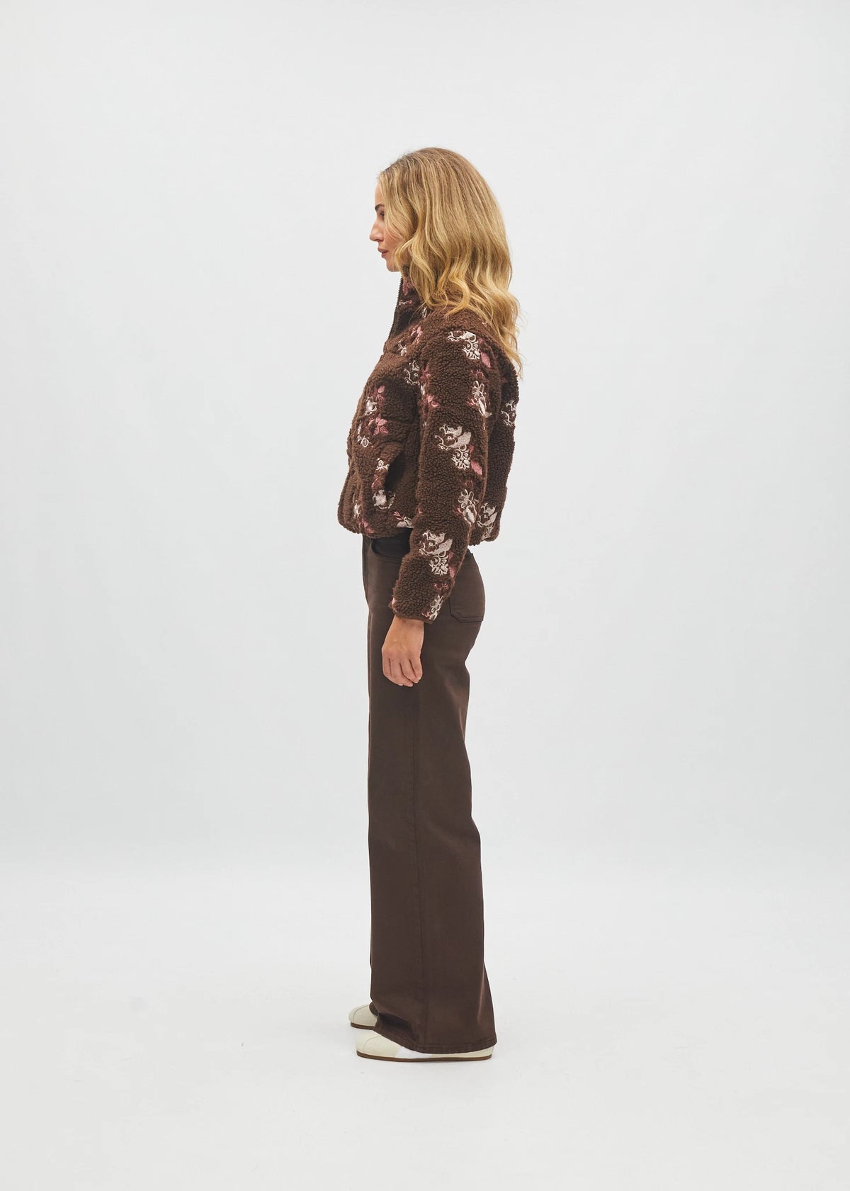 Bjork Borg Fleece Jacket Deep Espresso
