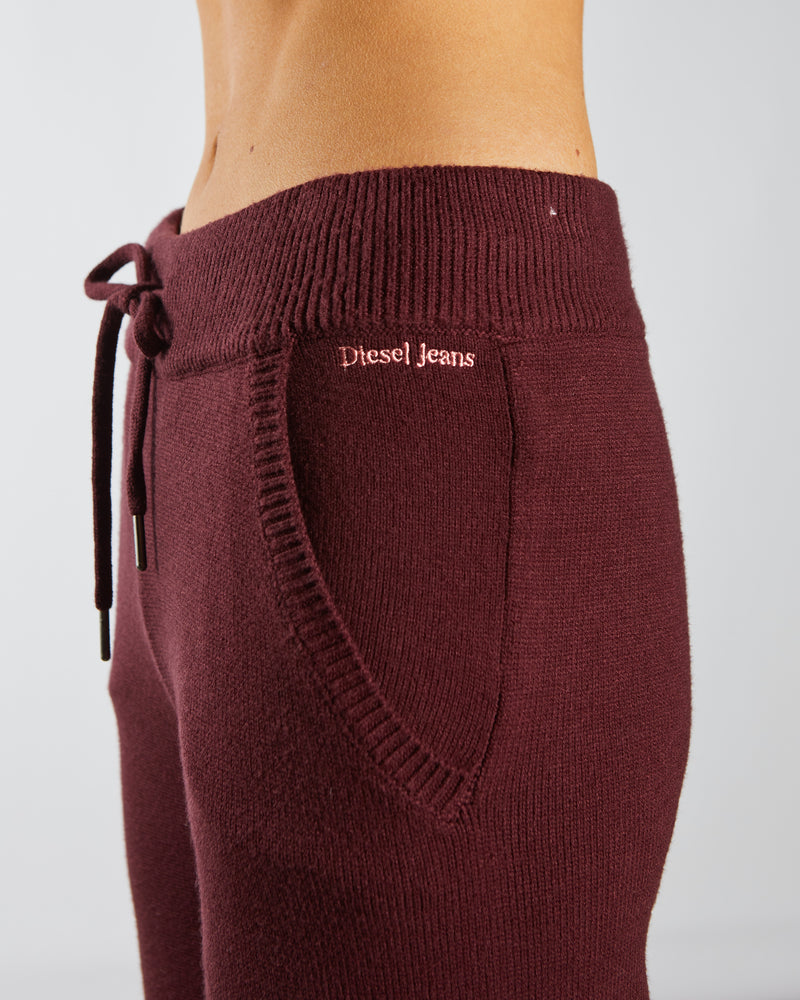 Blanche Knit Trouser Deep Cherry