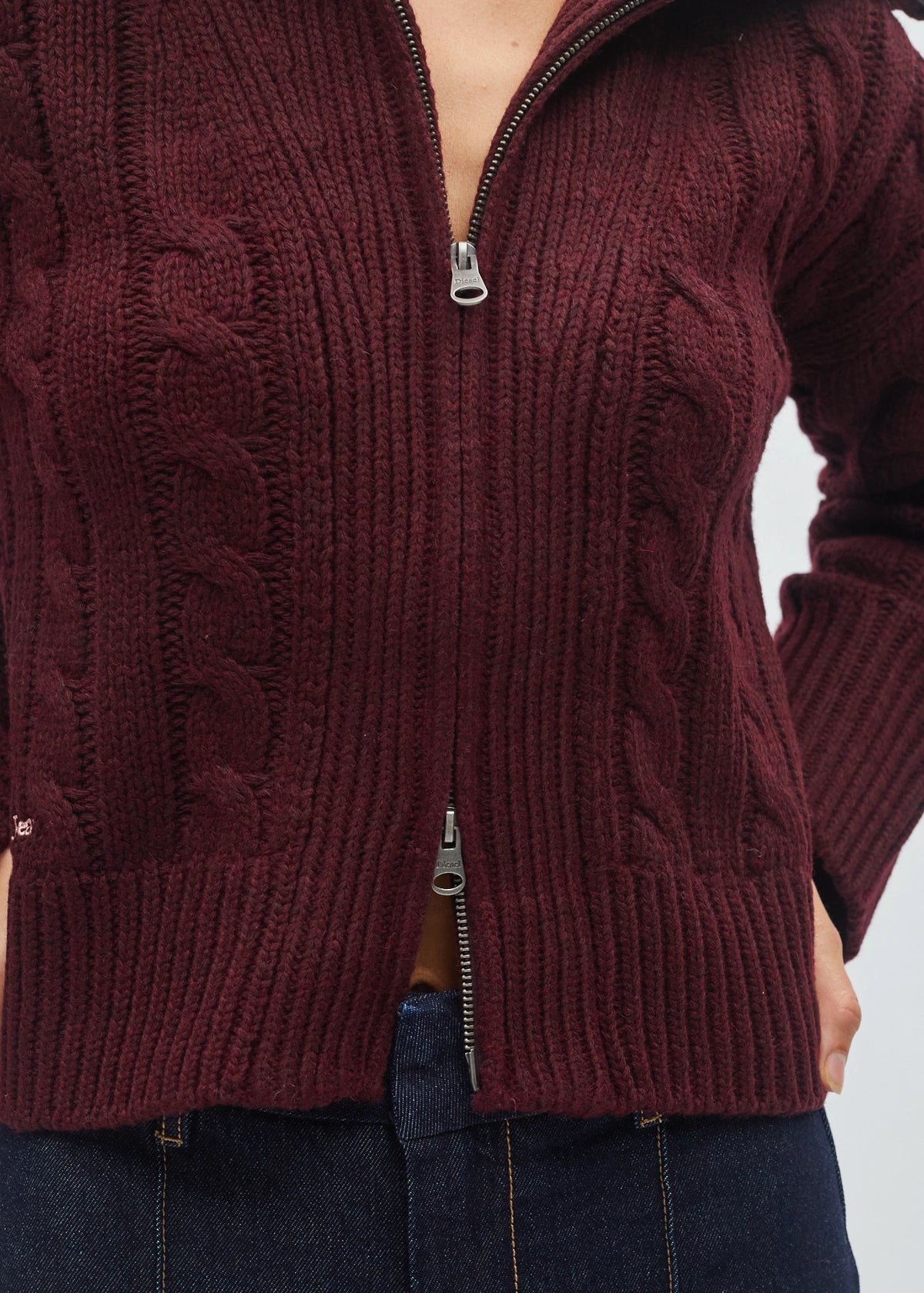 Blythe Knit Deep Cherry