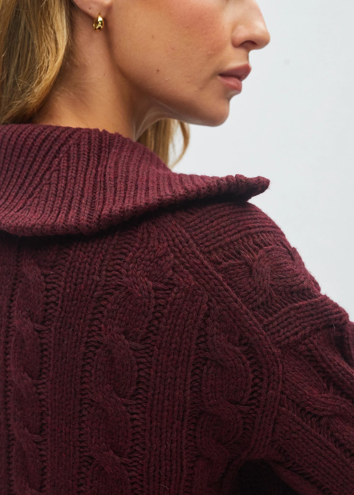 Blythe Knit Deep Cherry
