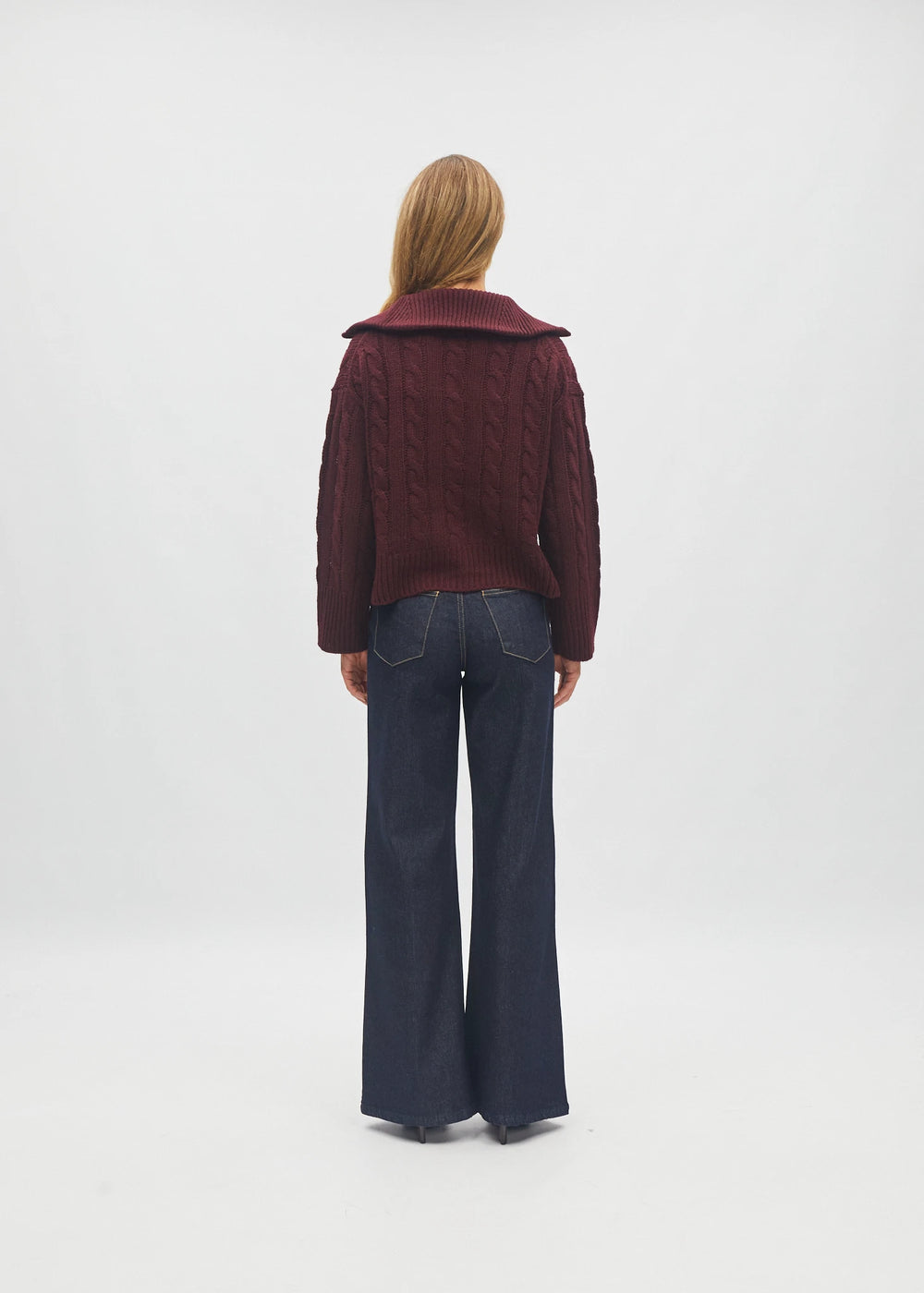 Blythe Knit Deep Cherry
