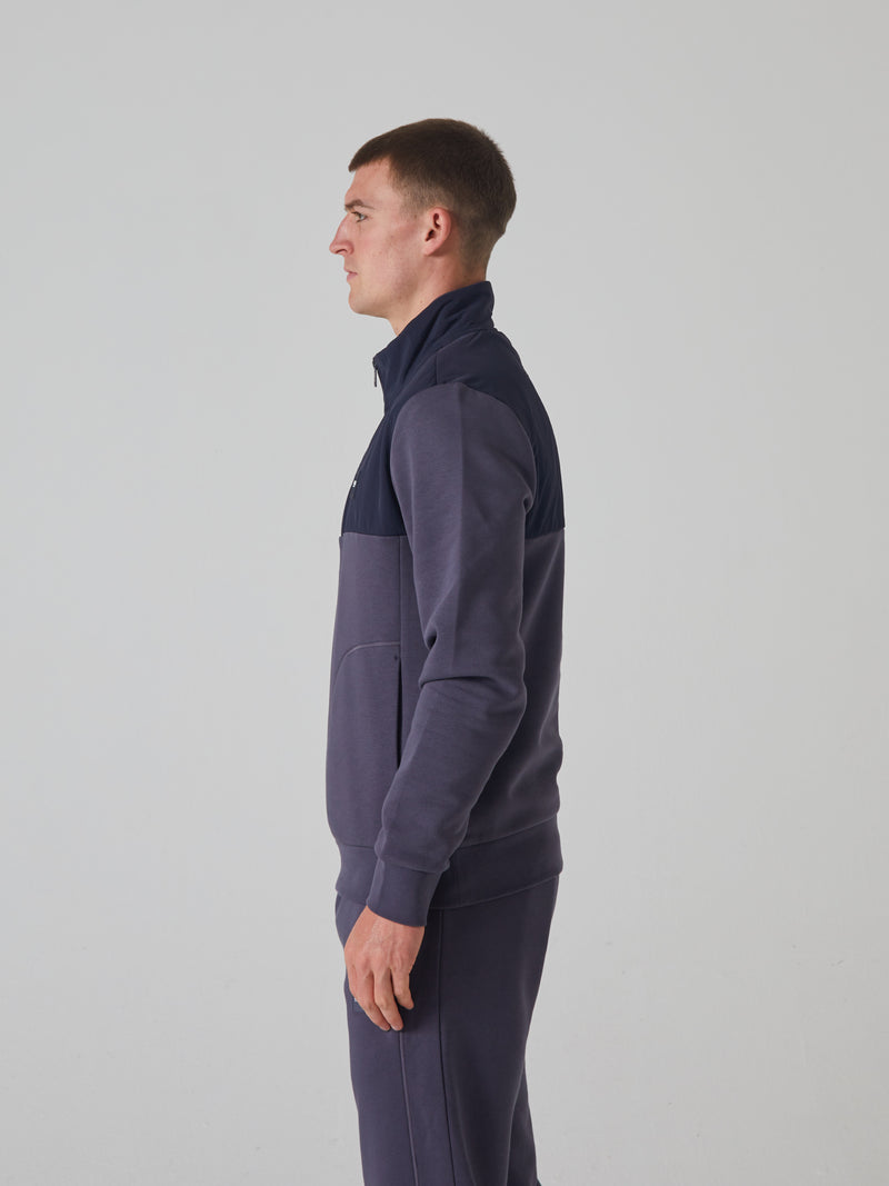 Bram Half Zip Pluto Grey