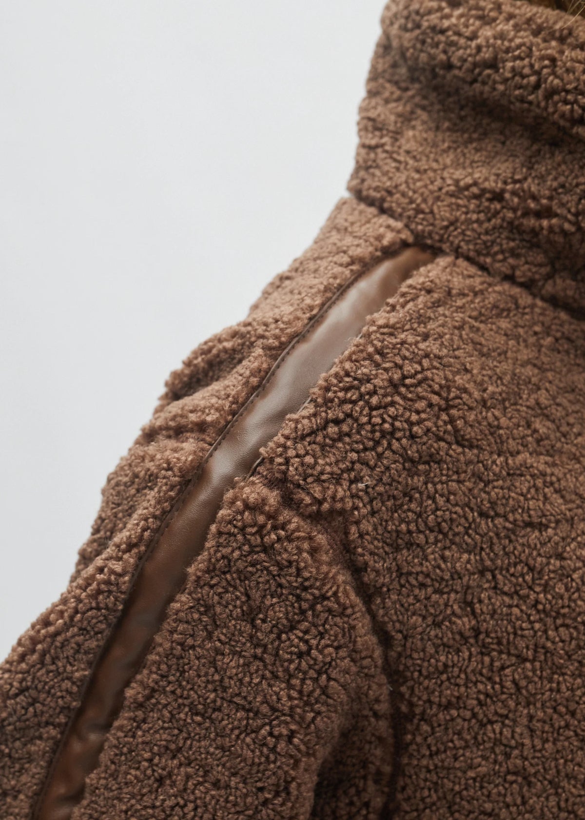 Brie Borg Fleece Jacket Pudding Brown