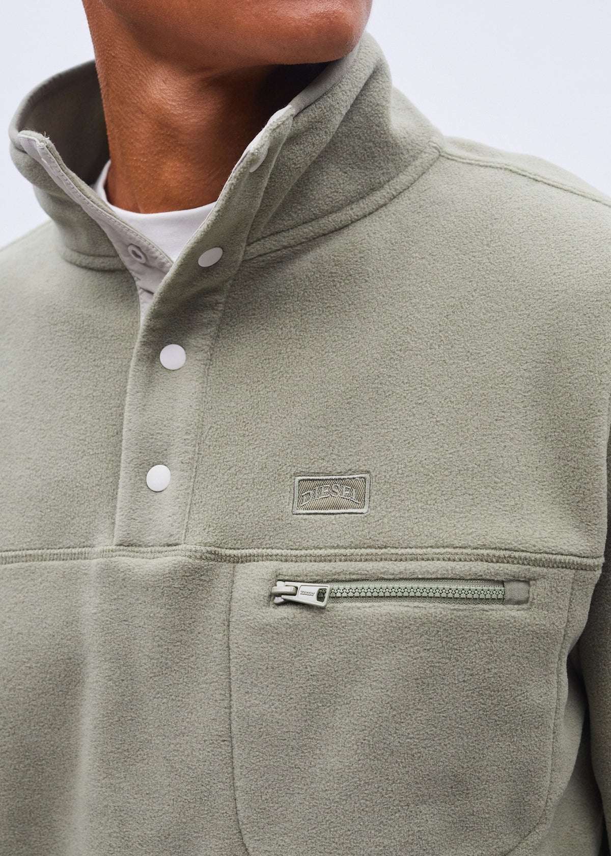 Bryson Fleece Earth Green
