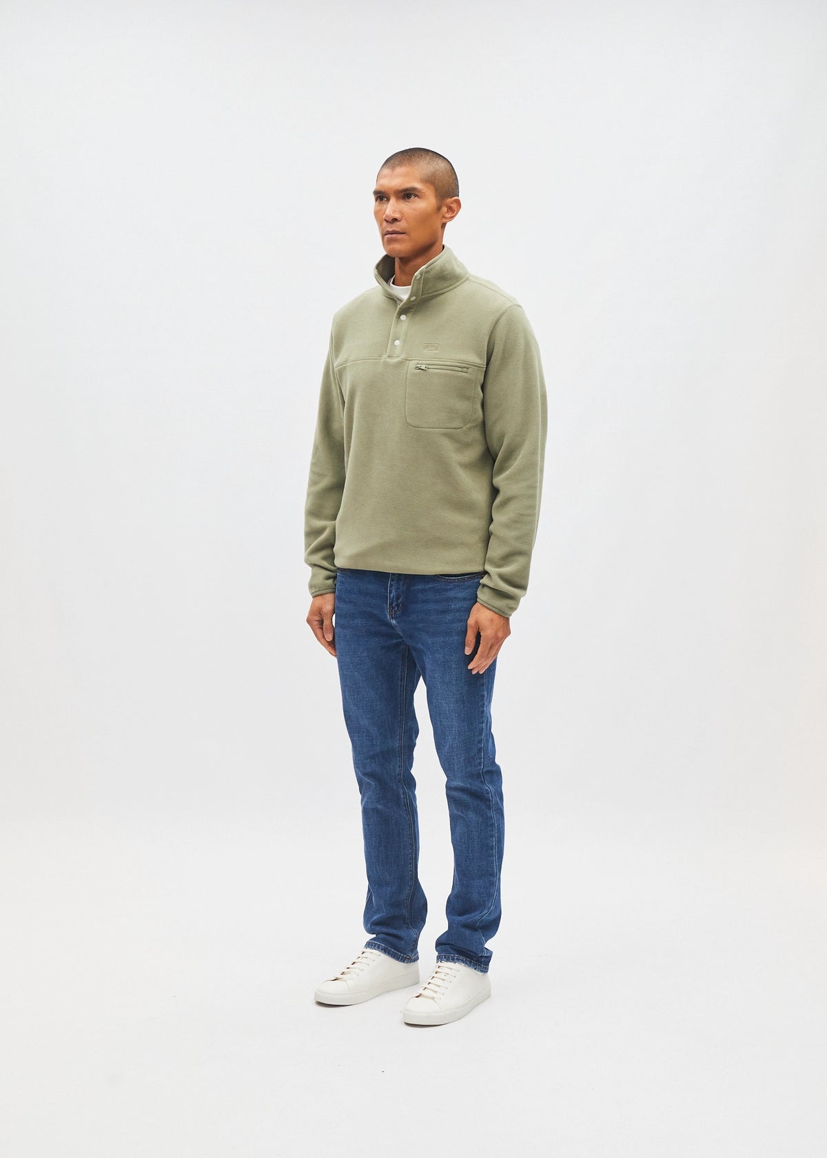 Bryson Fleece Earth Green