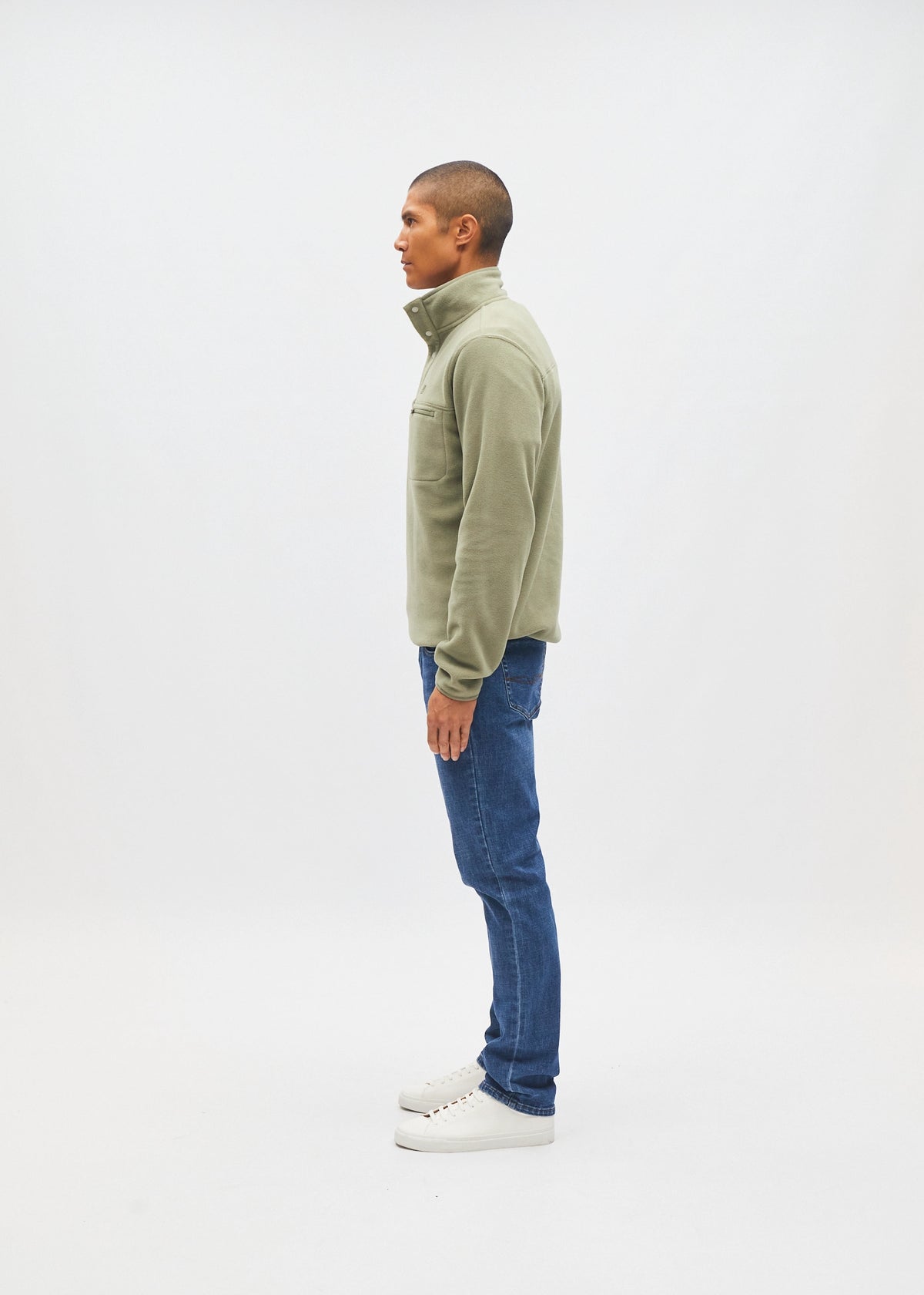 Bryson Fleece Earth Green