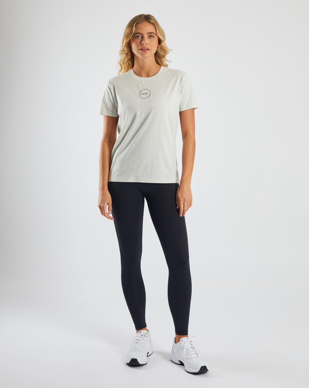 Barbora T-Shirt Light Grey Mel