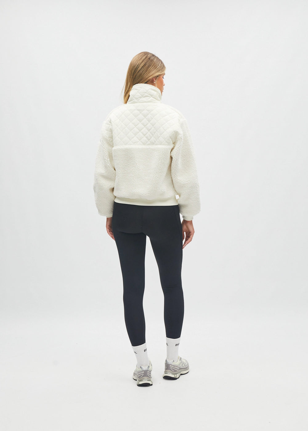 Zia Borg Fleece Jacket Ecru
