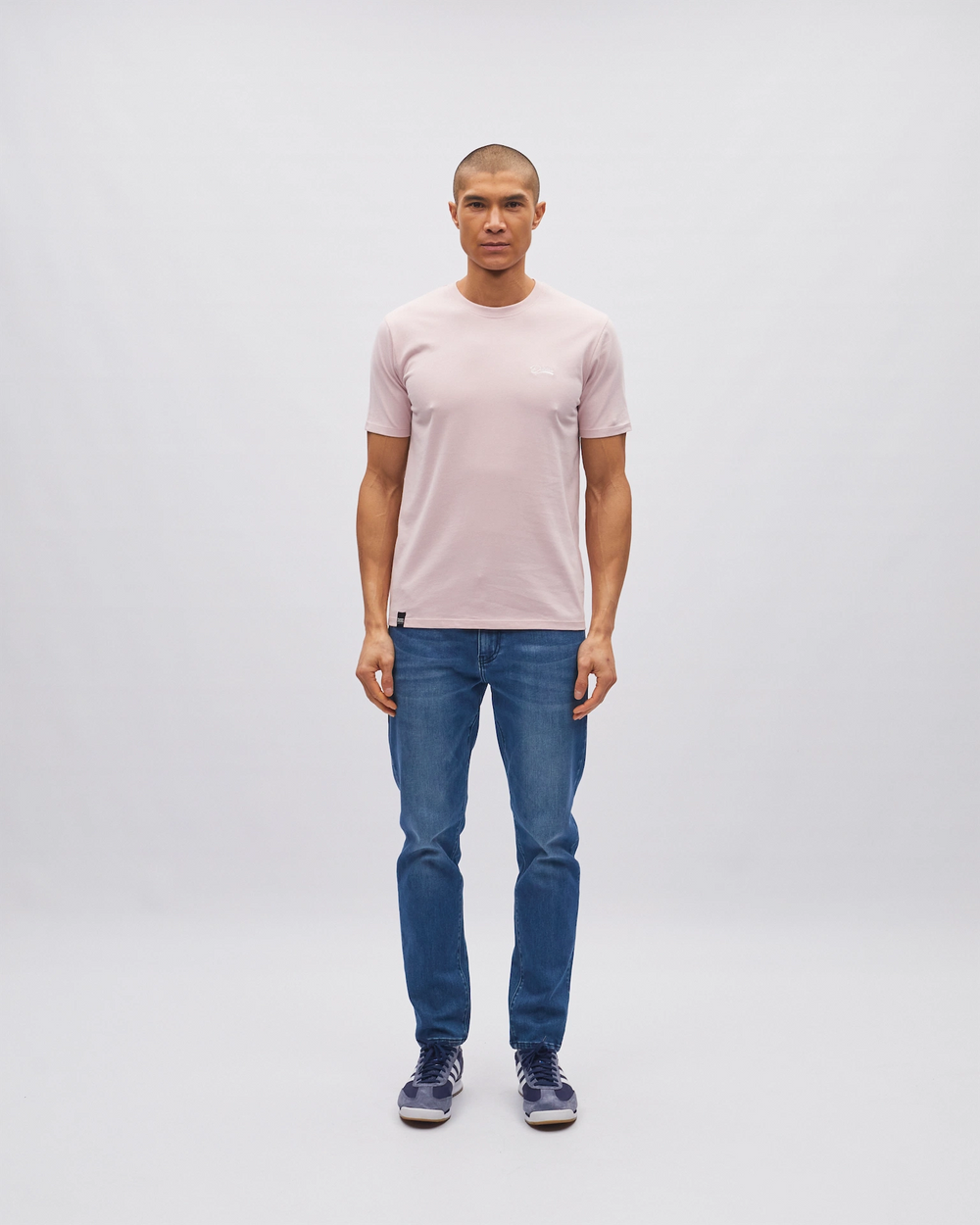 Basic Caden O Neck Tee Candy Floss