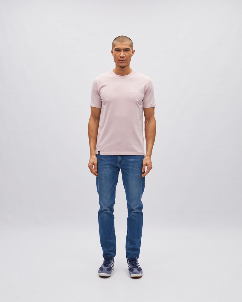 Basic Caden O Neck Tee Candy Floss