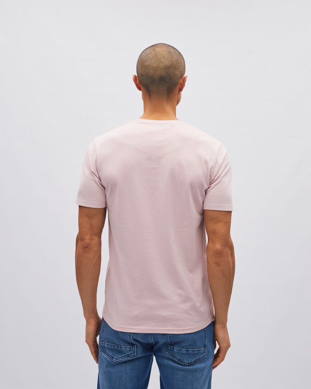 Basic Caden O Neck Tee Candy Floss