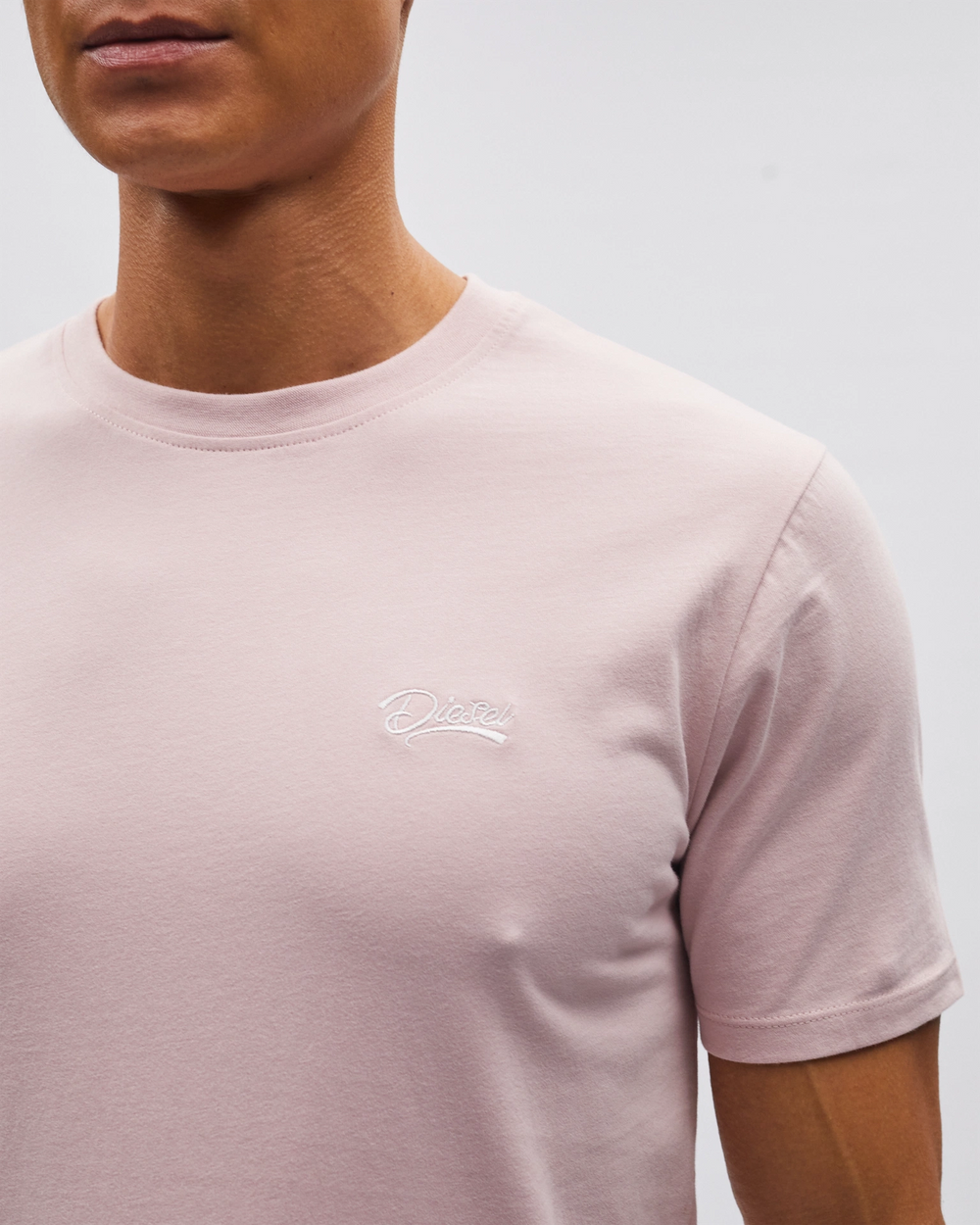 Basic Caden O Neck Tee Candy Floss