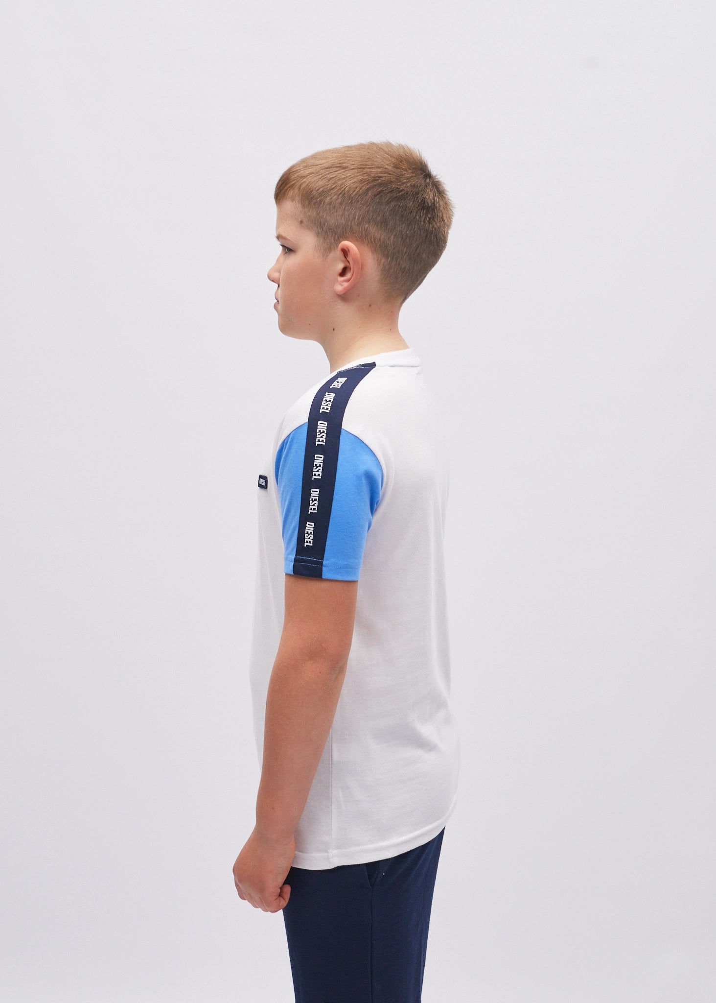 Carter Tee White/Cornflour