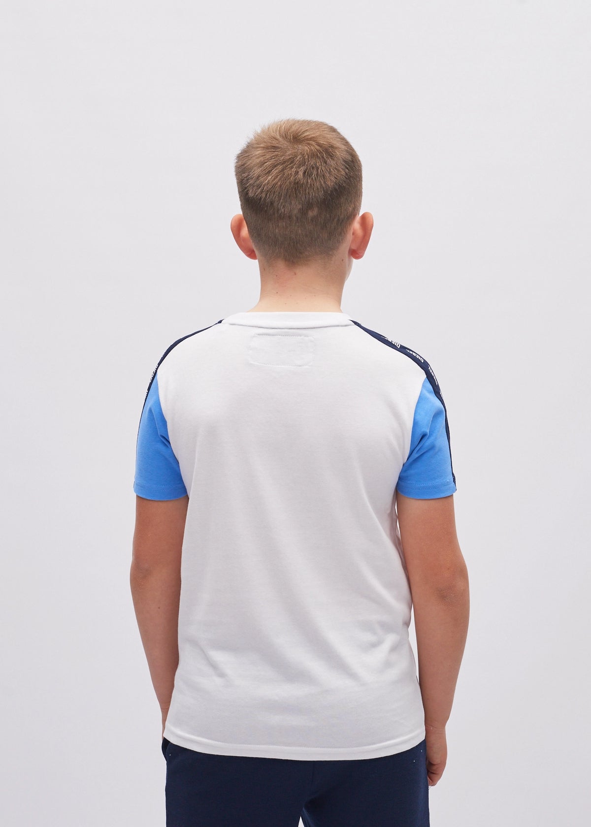 Carter Tee White/Cornflour